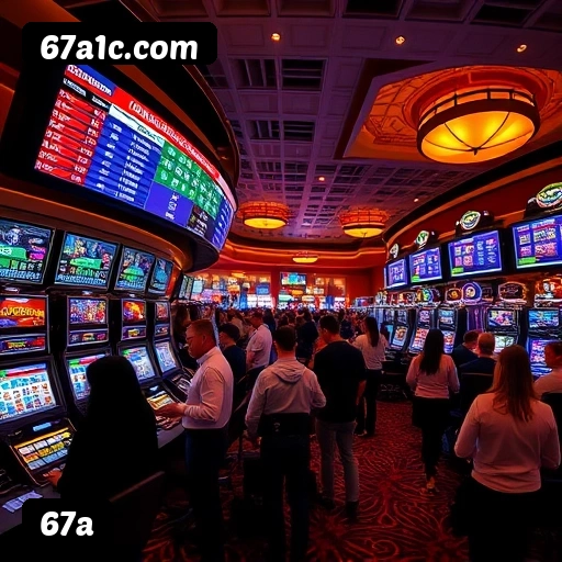 Loterias no lobby — imagem de referência